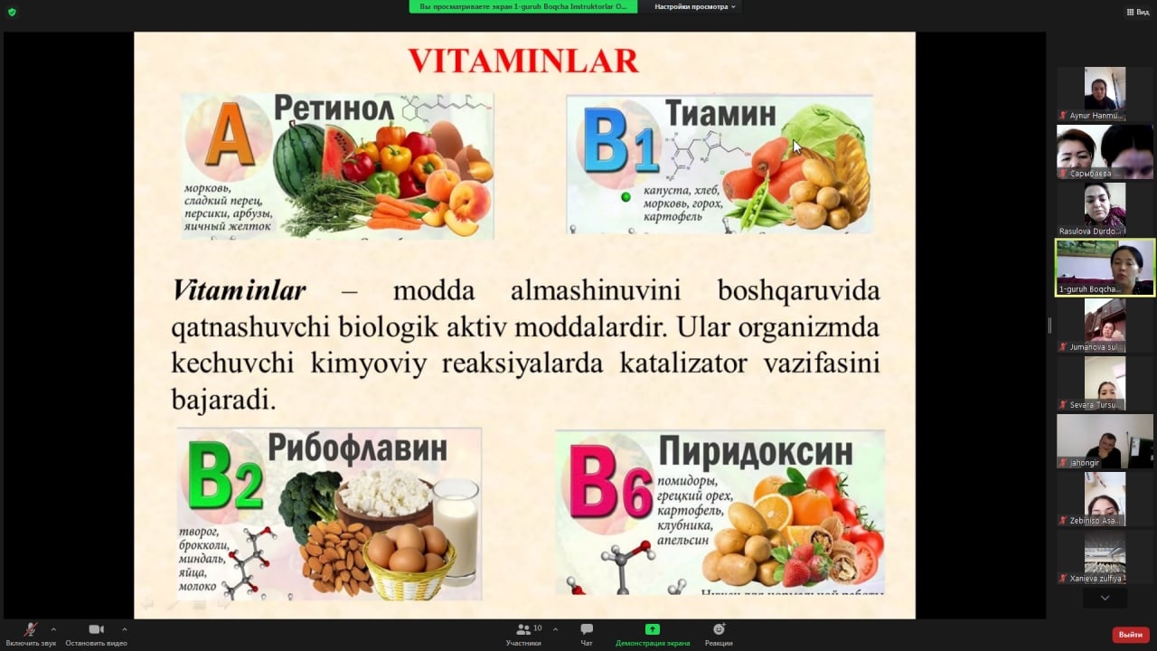 SEMINAR-TRENING TASHKILLASHTIRILDI