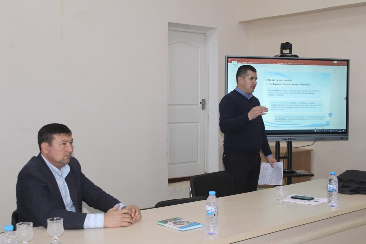 Сhimboy tumanida seminar tashkil etildi