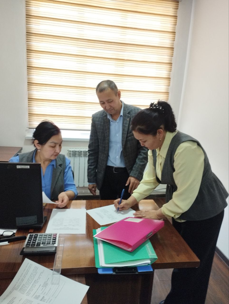 Nukus filialida qabul jarayoni