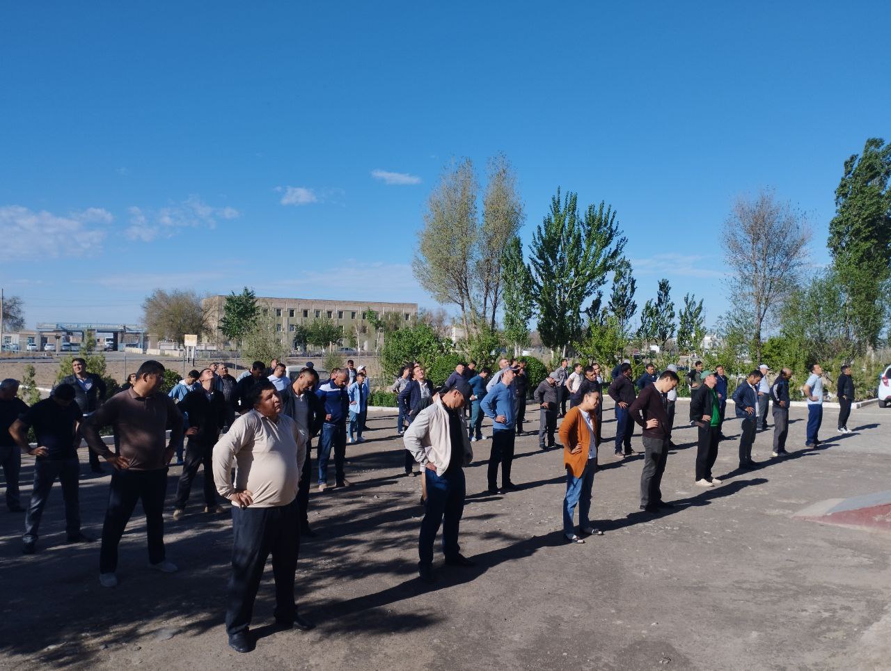«Ertalabki badantarbiya» mashg‘ulotlari muntazam ravishda o‘tkazib boriladi.