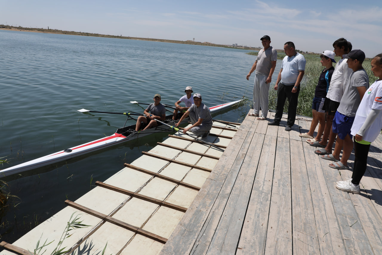 Nukus filialida Respublika suv sport turlari bo‘yicha ixtisoslashtirilgan sport maktabi bazasida mahorat darsi tashkil etildi