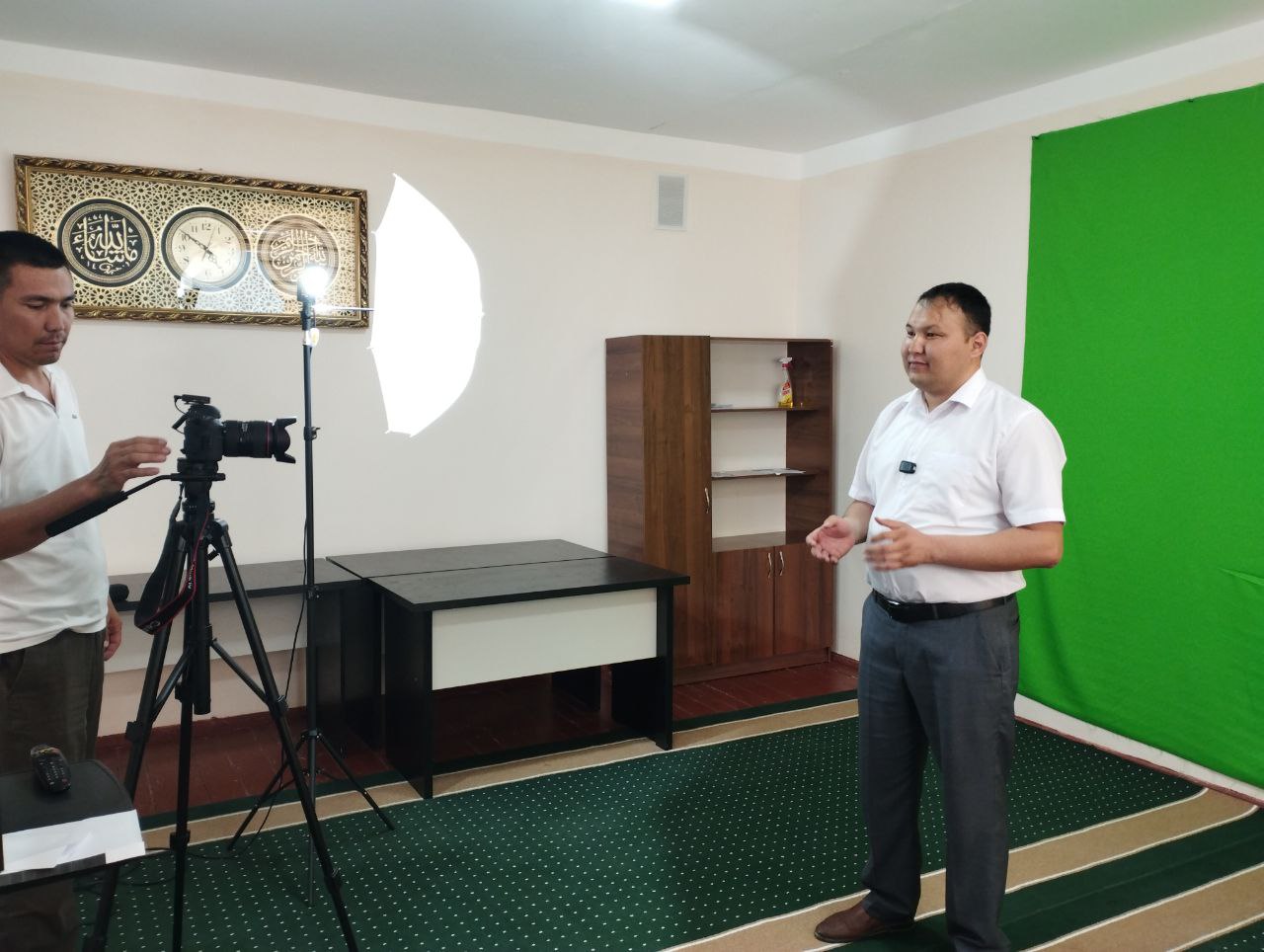 Nukus filialida Jismoniy tarbiya fani o’qituvchilari kursi uchun modullar boʻyicha video darslarni tasvirga olish jarayoni davom etmoqda.