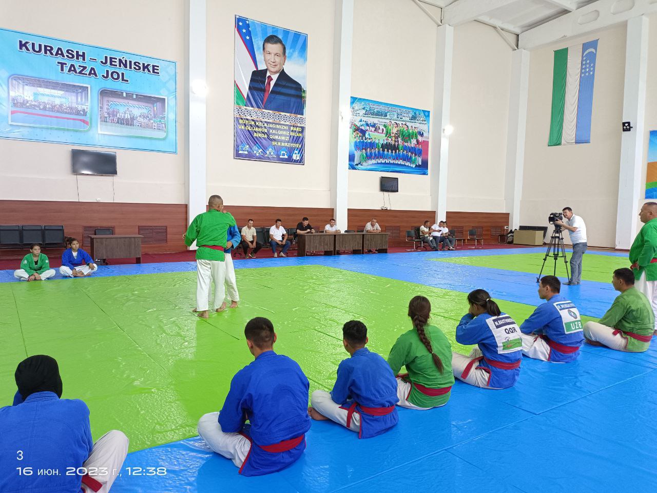 Nukus filialida Respublika Sportning yakkakurash turlariga ixtisoslashtirilgan sport maktabida mahorat darsi tashkil etildi
