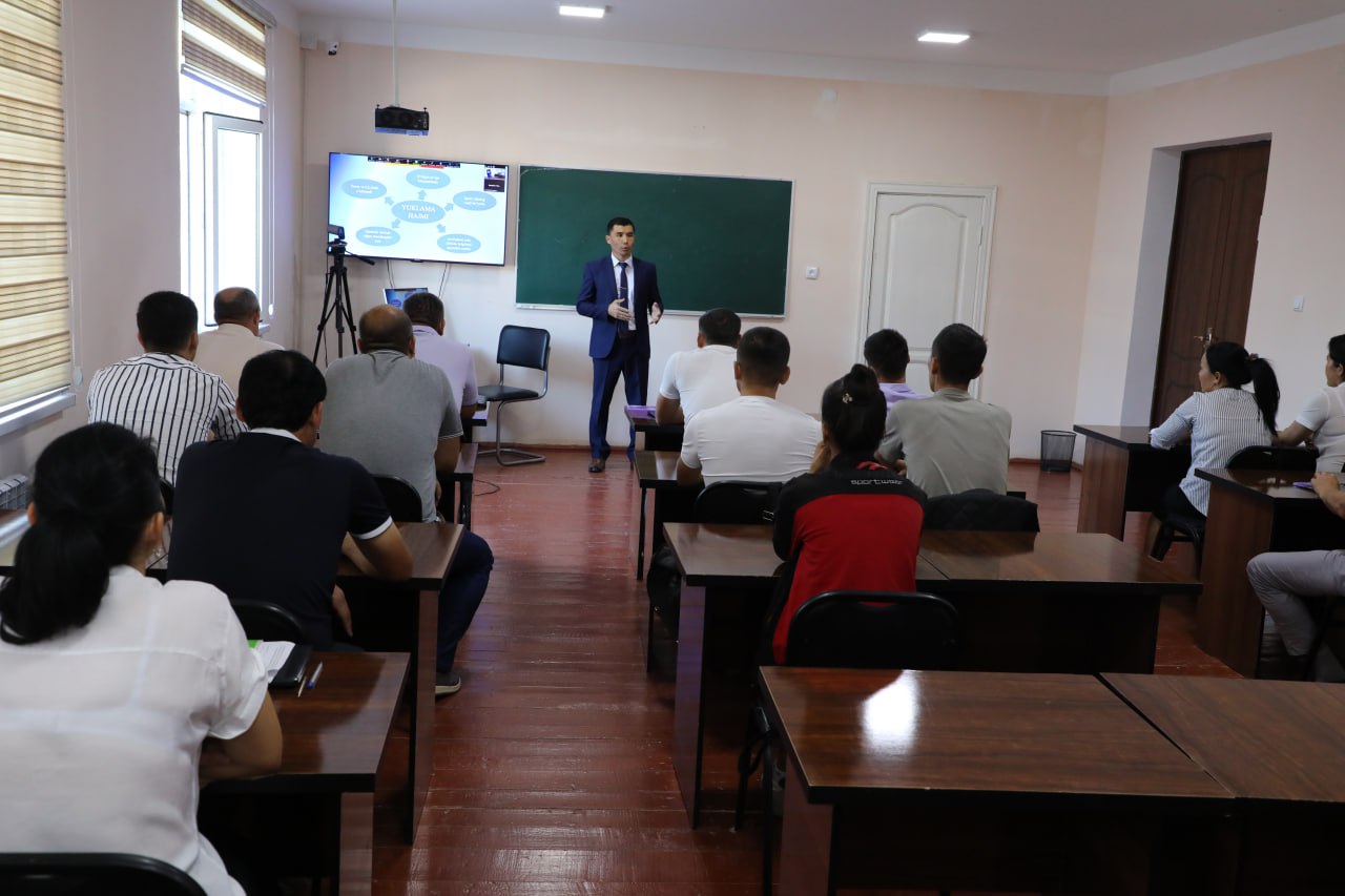 Nukus filialida ochiq dars oʻtkazildi