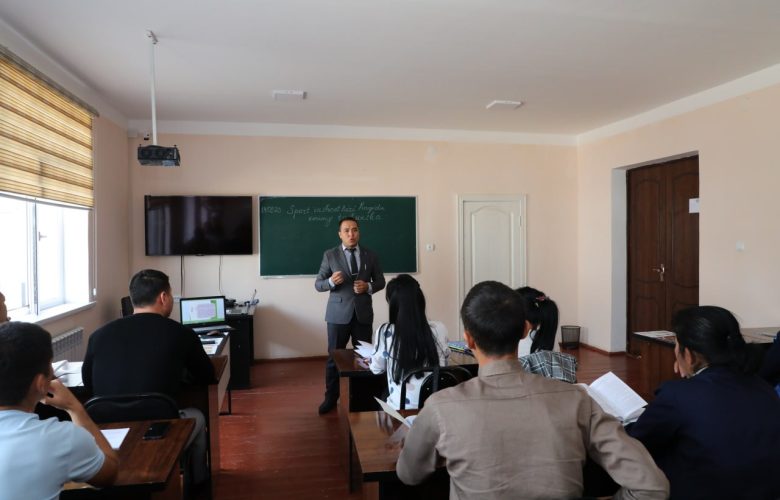 В Нукусском филиале прошел открытый урок