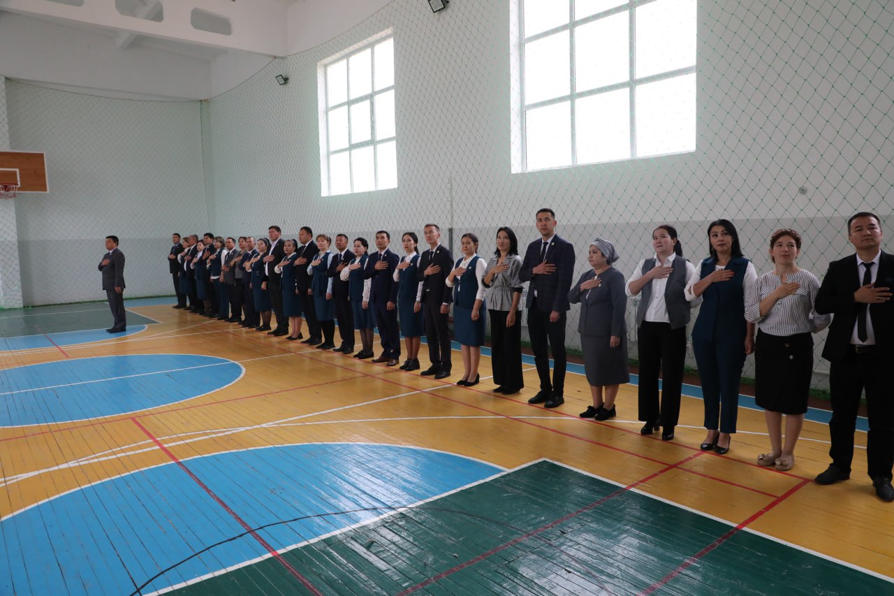 Nukus filialida bugun ham ish jarayoni O‘zbekiston Respublikasining Davlat madhiyasi bilan boshlandi