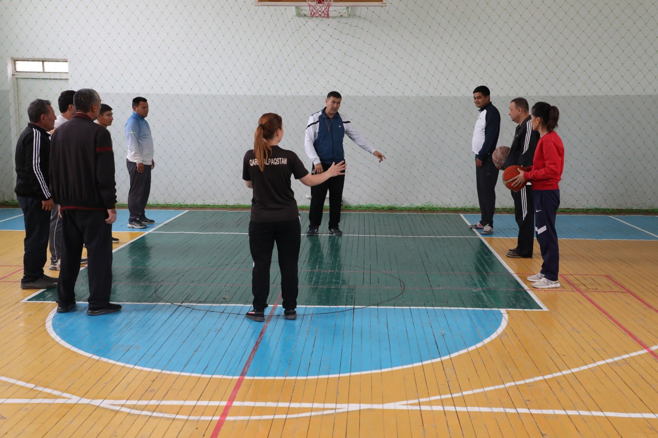 Nukus filialining “Basketbol” guruhi tinglovchilariga Sport pedagogik mahoratini oshirish modulidan amaliy dars tashkil qilindi.