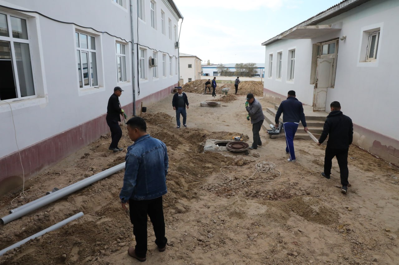 Nukus filialida obodonlashtirish va ko’kalamzorlashtirish ishlari olib borildi