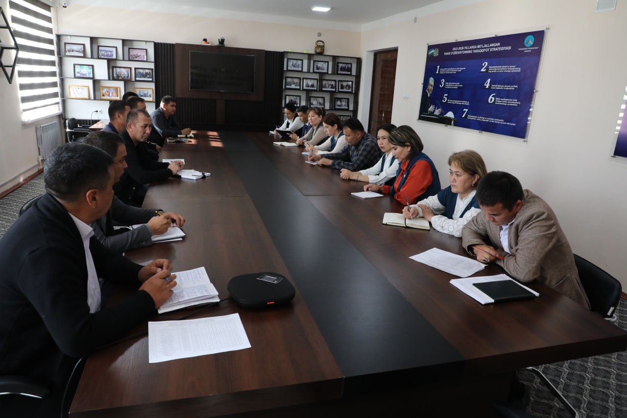 Filial professor o‘qituvchilariga yig‘ilish o‘tkazildi