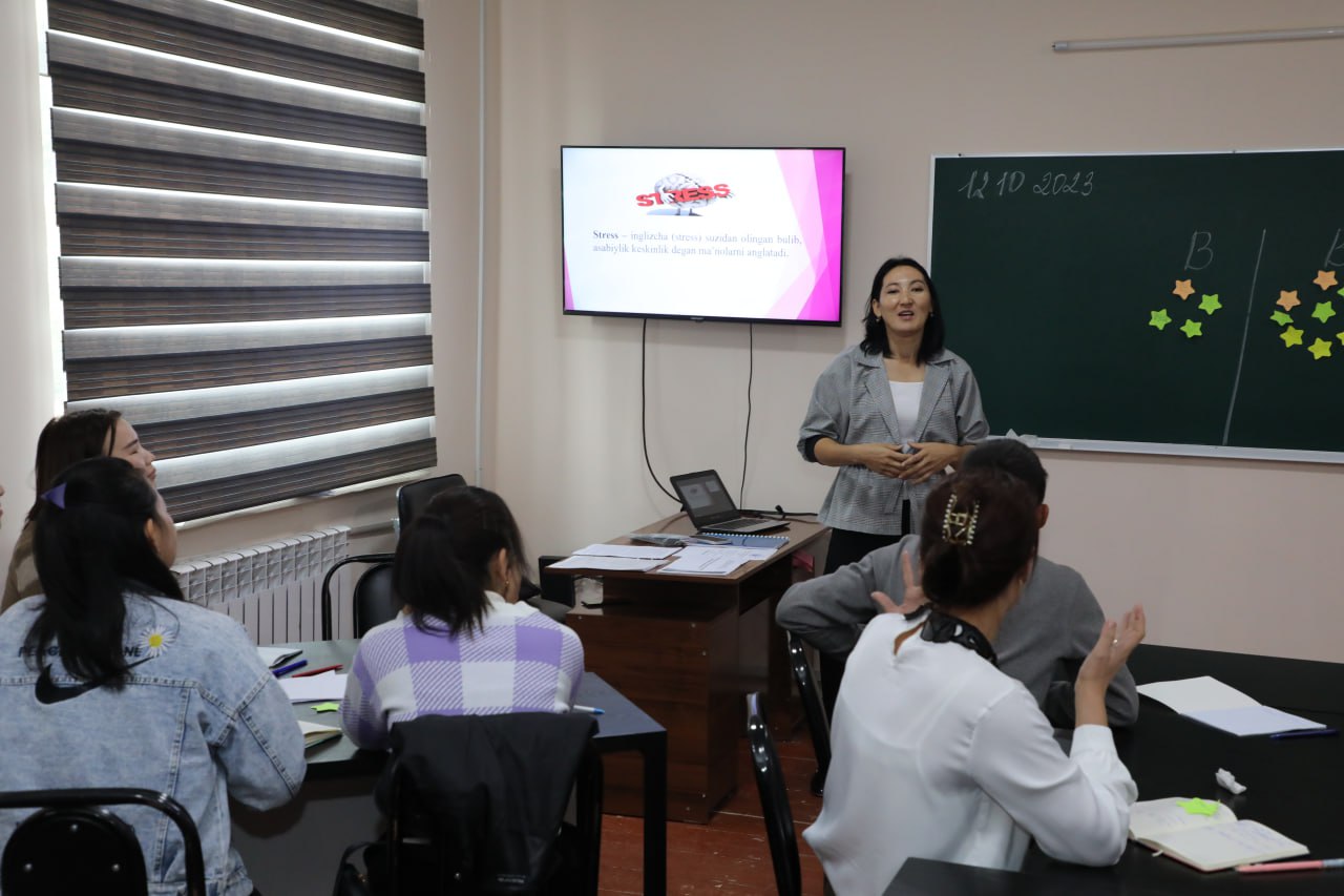 Nukus filialida ochiq dars oʻtkazildi