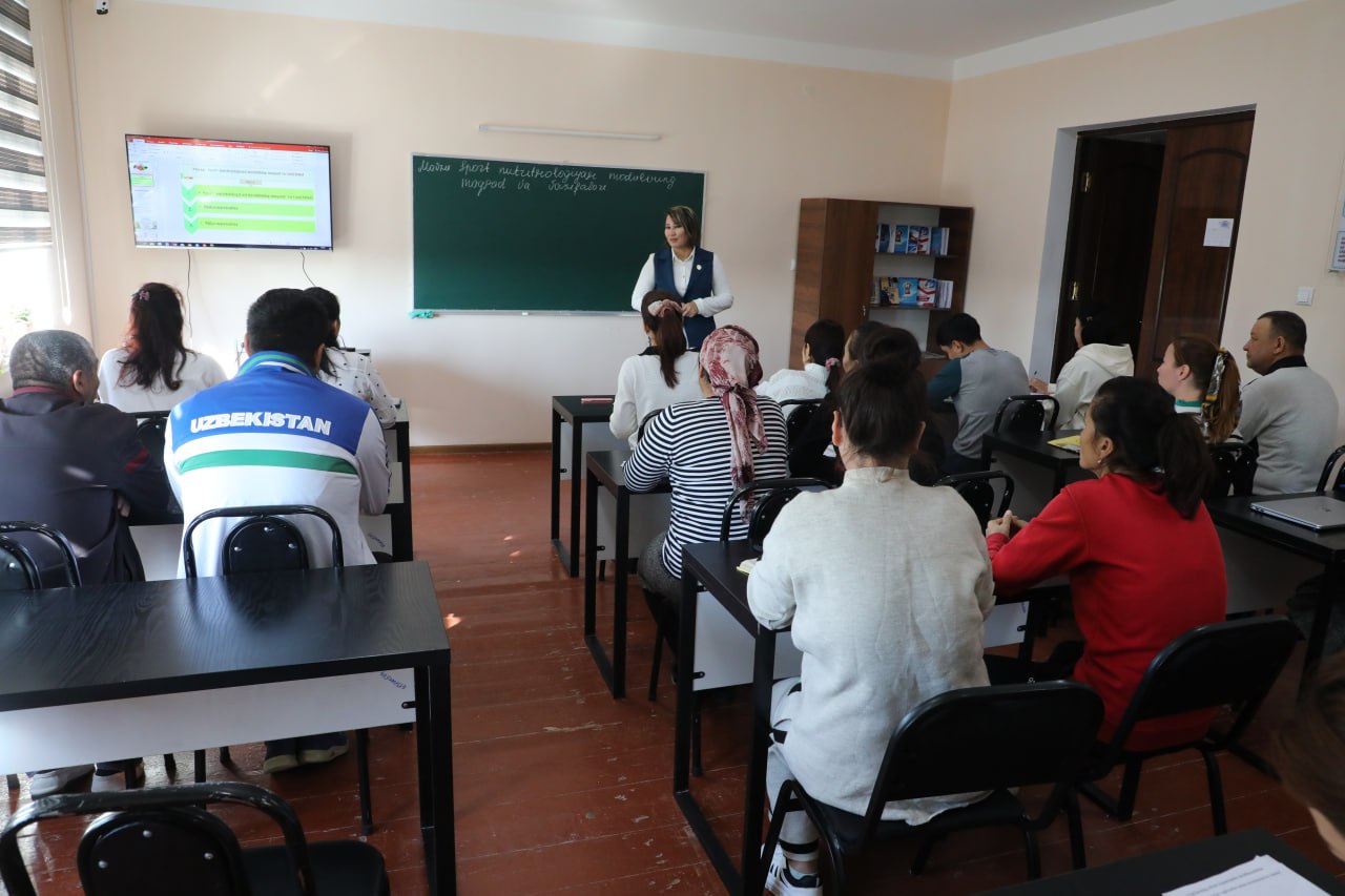 Nukus filialida ochiq dars oʻtkazildi