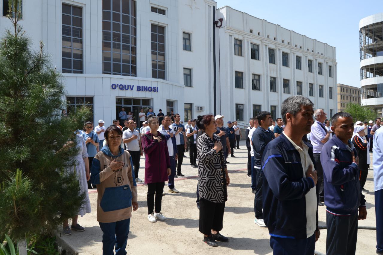 📌Nukus  filialida 3+1 tizimi asosida  amaliy mashg‘ulotlar O‘zbekiston Respublikasining Davlat madhiyasi bilan boshlandi boshlandi.