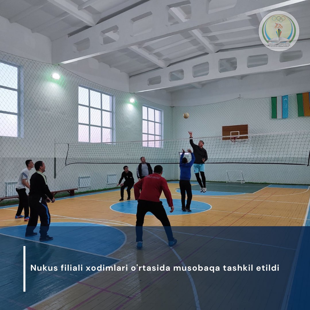 Nukus filiali xodimlari o’rtasida musobaqa tashkil etildi