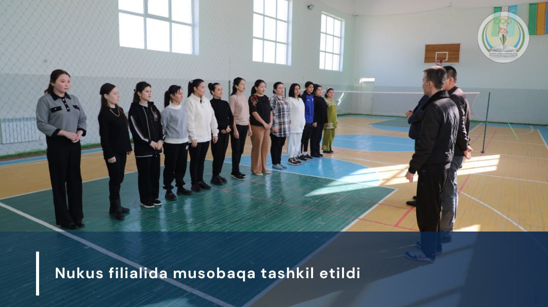 Nukus filialida bayram munosabati bilan musobaqa tashkil etildi