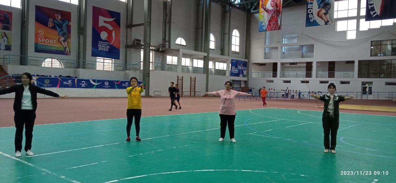 Nukus shahar 1-son sport maktabida 3+1 tizimi asosida amaliy mashg‘ulot tashkil qilindi