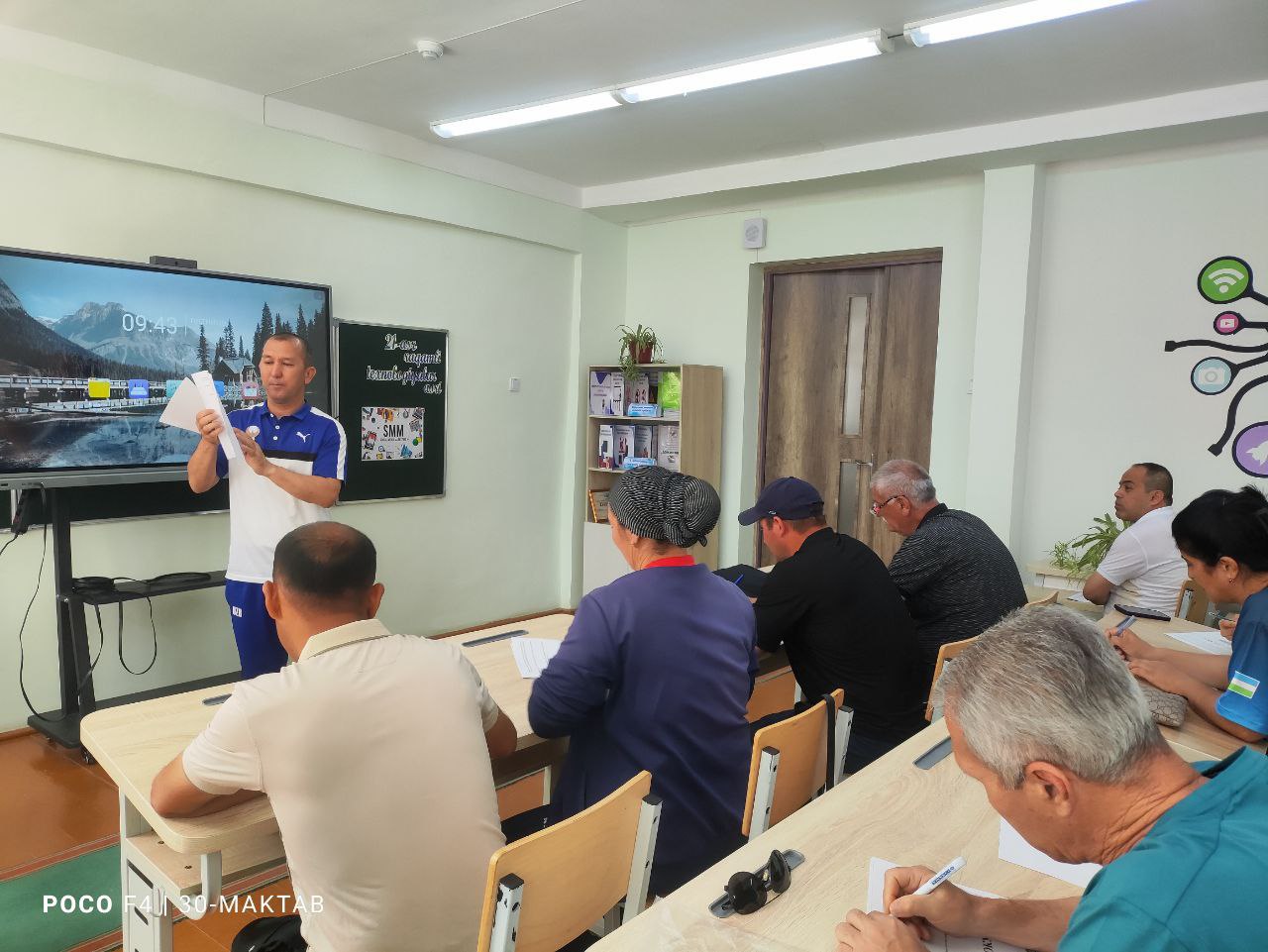 Buxoro shahar 30-son umumiy o‘rta ta’lim maktabida 3+1 tizimi asosida amaliy mashgʻulot tashkil qilindi