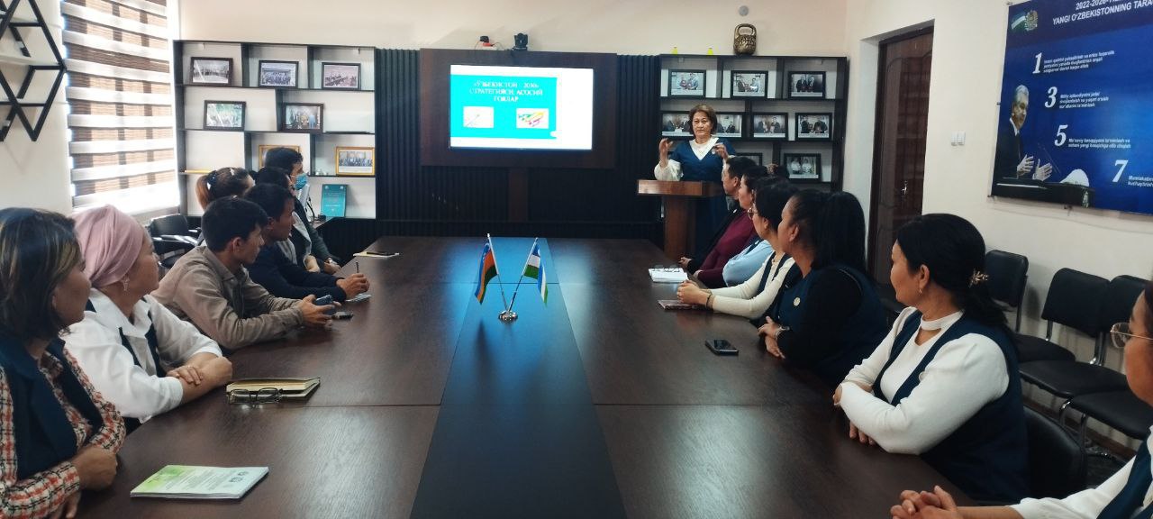 Nukus filialida “O‘ZBEKISTON – 2030 STRATEGIYASI: ASOSIY G‘OYALAR” mavzusida seminar tashkil etildi.