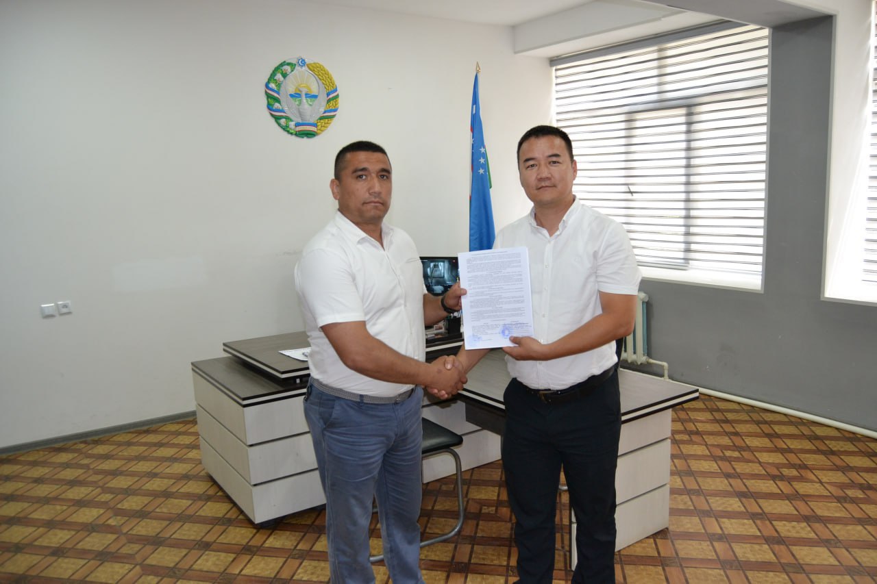 Nukus filiali  va  Buxoro shahar 34-son umumta’lim maktabi  o‘rtasida hamkorlik shartnomasi  imzolandi