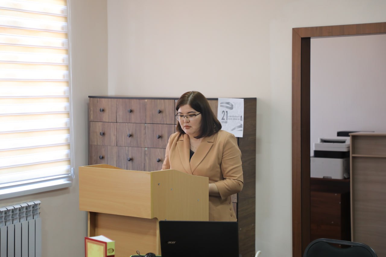 Nukus filialida  “Til-millat g‘ururi”  mavzusida bayram tadbiri bo‘lib otdi