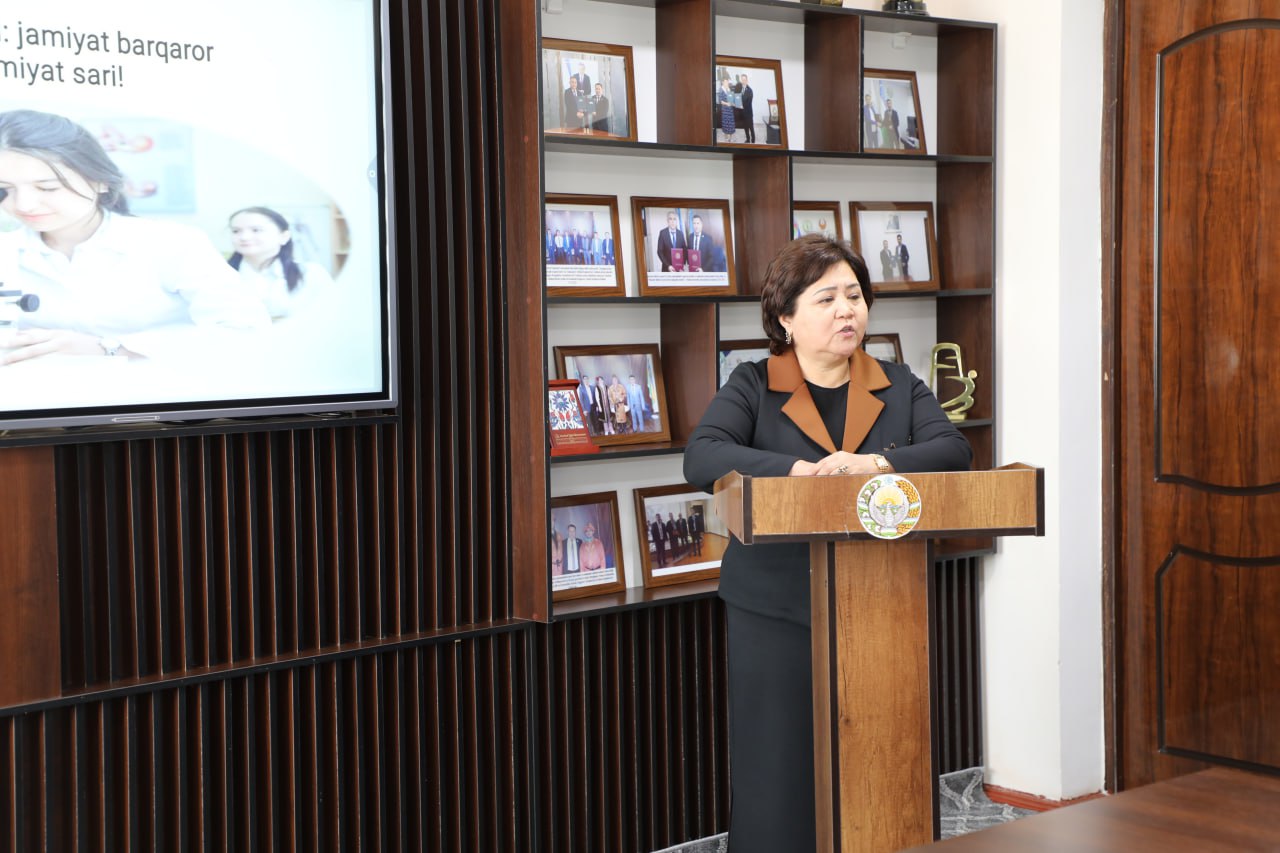 ⚛️“Ilm va ayol: barqaror jamiyat sari” mavzusida seminar