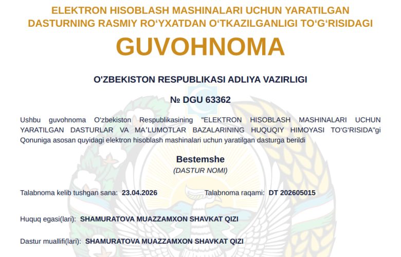 👏Tabriklaymiz!!!